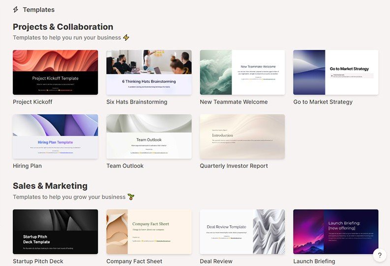 Gamma App Presentation Editor