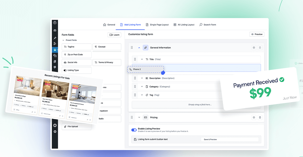 Directorist Dashboard