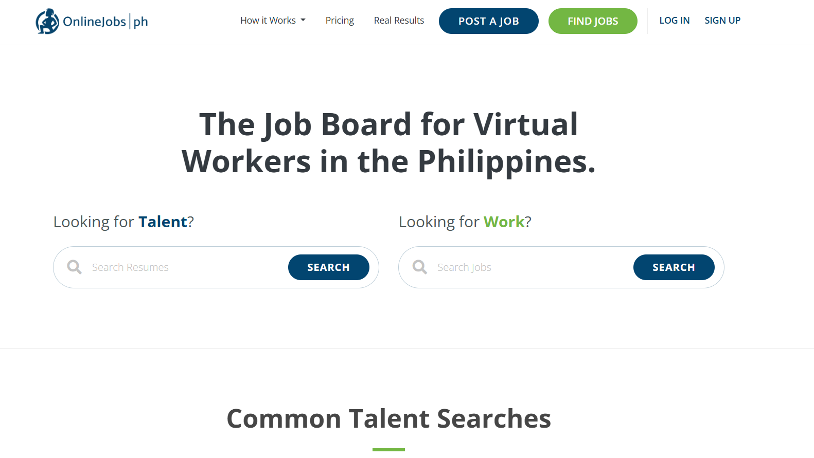 OnlineJobs.ph Interface