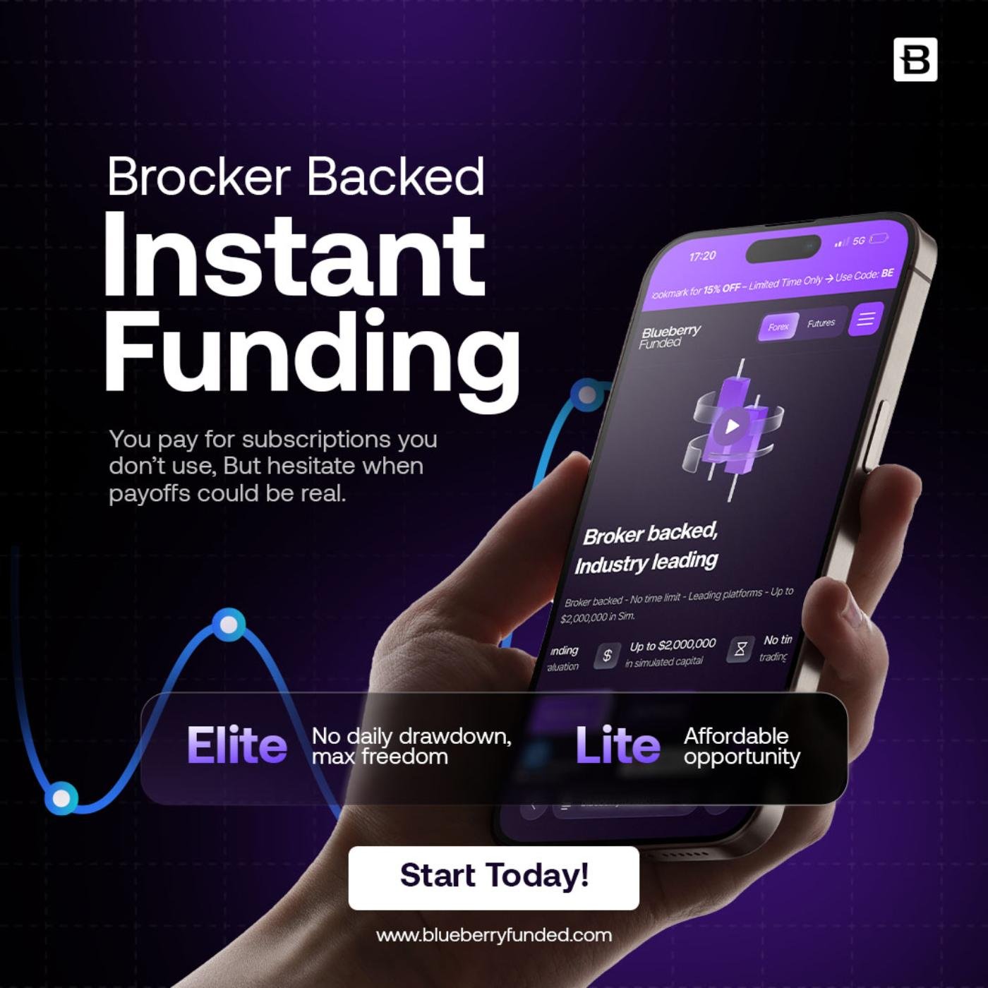 Blueberry Funded Interface